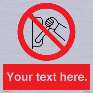 Custom Do Not Operate Sign